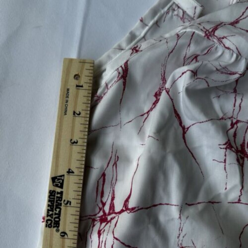 Laurie Lei Dress Juniors One Size White Hawaiian Bamboo Floral Cotton Blend Tie - Picture 3 of 16